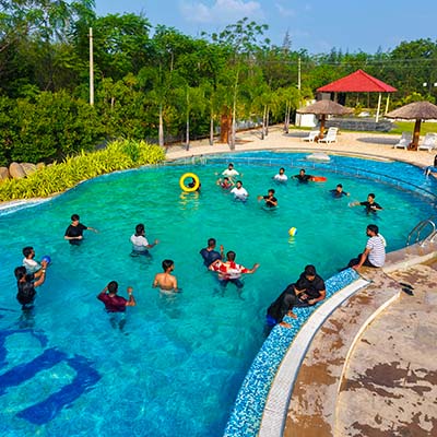 Amazon corporate outing day 2 activities at Go Ranch Resort